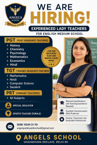Require Experience Lady Teachers for English Medium School