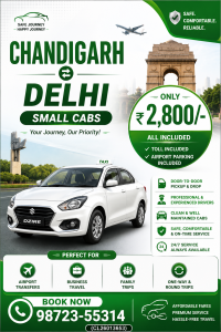 CHANDIGARH ⇄ DELHI TAXI SERVICE