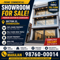 SHOWROOM FOR SALE – PRIME LOCATION IN CHANDIGARH!