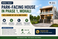 Newly Built Park-Facing House in Phase 1 Mohali – 50% Share of 1st & 2nd Floor