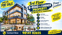 3rd Floor B-Road & Corner Property for Sale – Sector 51-A, Chandigarh