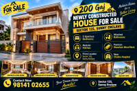 200 Gaj Newly Constructed House for Sale – Sector 125, Sunny Enclave