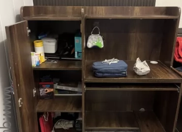 Study table with cabinets